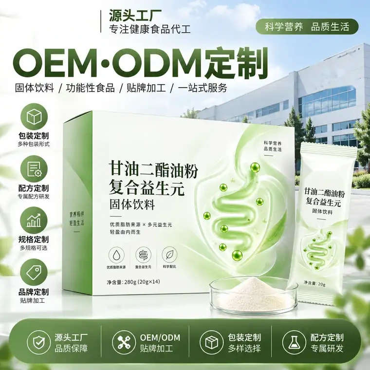 甘油二酯油粉复合益生元