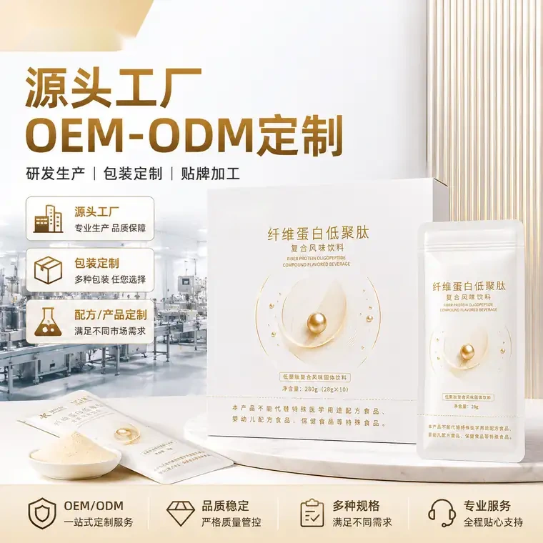 纤维蛋白低聚肽复合风味饮料